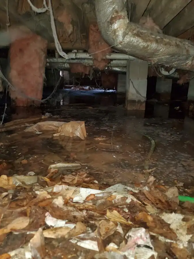 Crawl space flood assessment for Leak Detection & Repair in Bangor Base